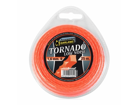 Hilo de recortadora GARLAND Tornado X 71021X2516 25 m 1,6 mm Bajo nivel de ruido