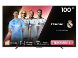 TV HISENSE Mini-Led 100U7KQ (ULED - 100'' - 254 cm - 4K Ultra HD - Smart TV)