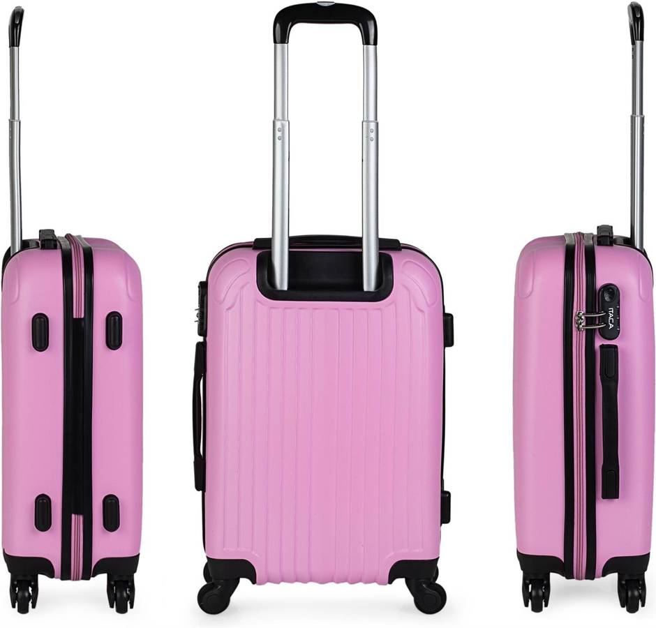 Maleta de Viaje ITACA Abs Rígida (Cabina - 35 L - Rosa)