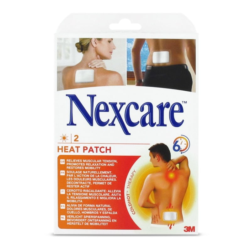 Nexcare Parche Térmico 95 cm x 13 paquete de 2 3m