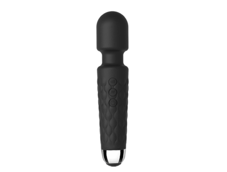 Vibrador de masaje recargable de silicona multifrecuencia para mujer (negro) VEANXIN