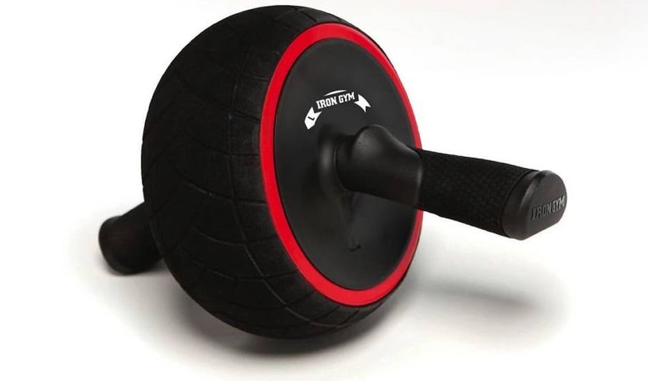 Iron Gym Irg013 speed abs sistema completo de entrenamiento abdominal rueda rodillo 9.4 x 3.6 7.9 negroroj