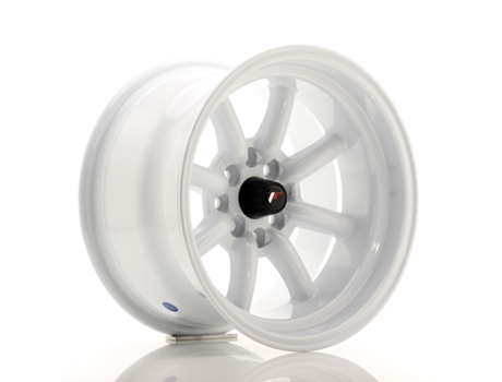 Llanta Japan Racing Jr19 15''X9 Et -13 4X100 4X114,3 Cb 73,1 Blanco