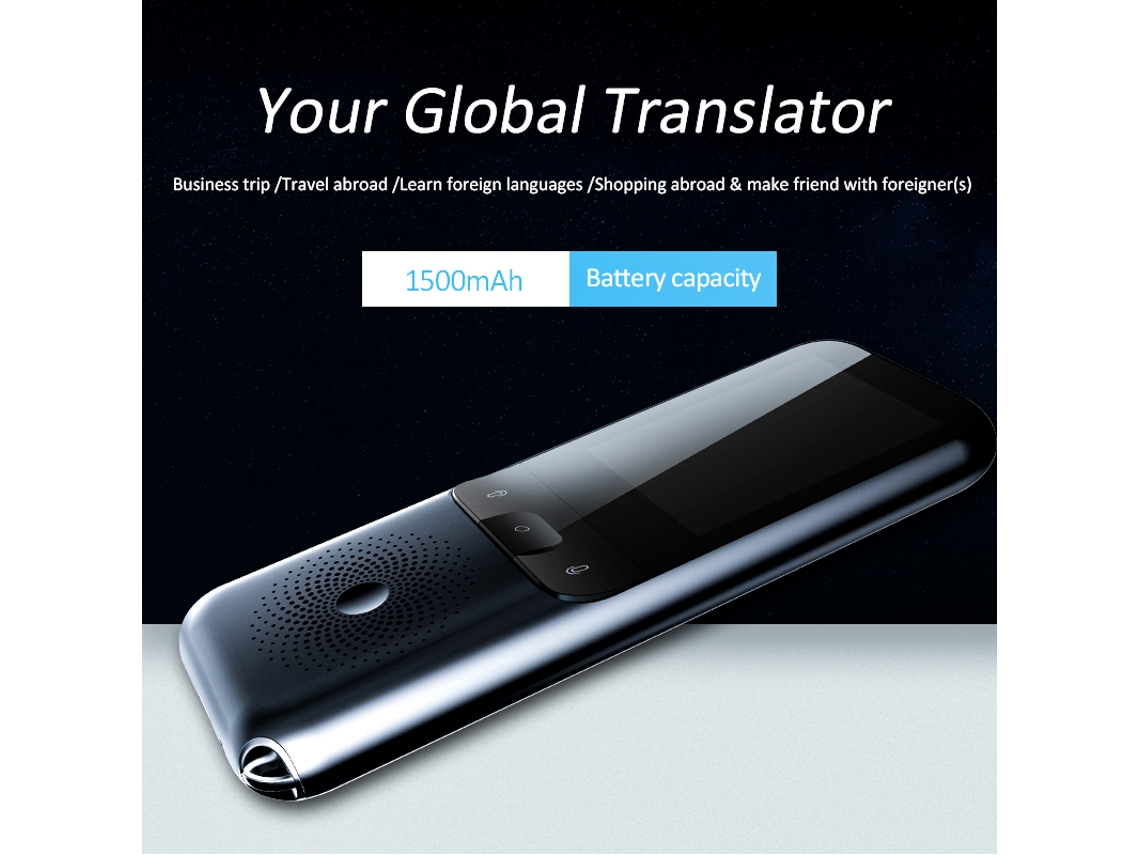 Traductor de idiomas inteligente traductor de voz en tiempo real  inteligente portátil