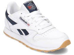 Zapatillas REEBOK Classic Leather Niños (34.5 - Blanco y Azul)