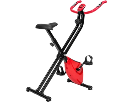 Bicicleta estática FitX, plegable con consola TECTAKE 81 x 41 x 113 cm