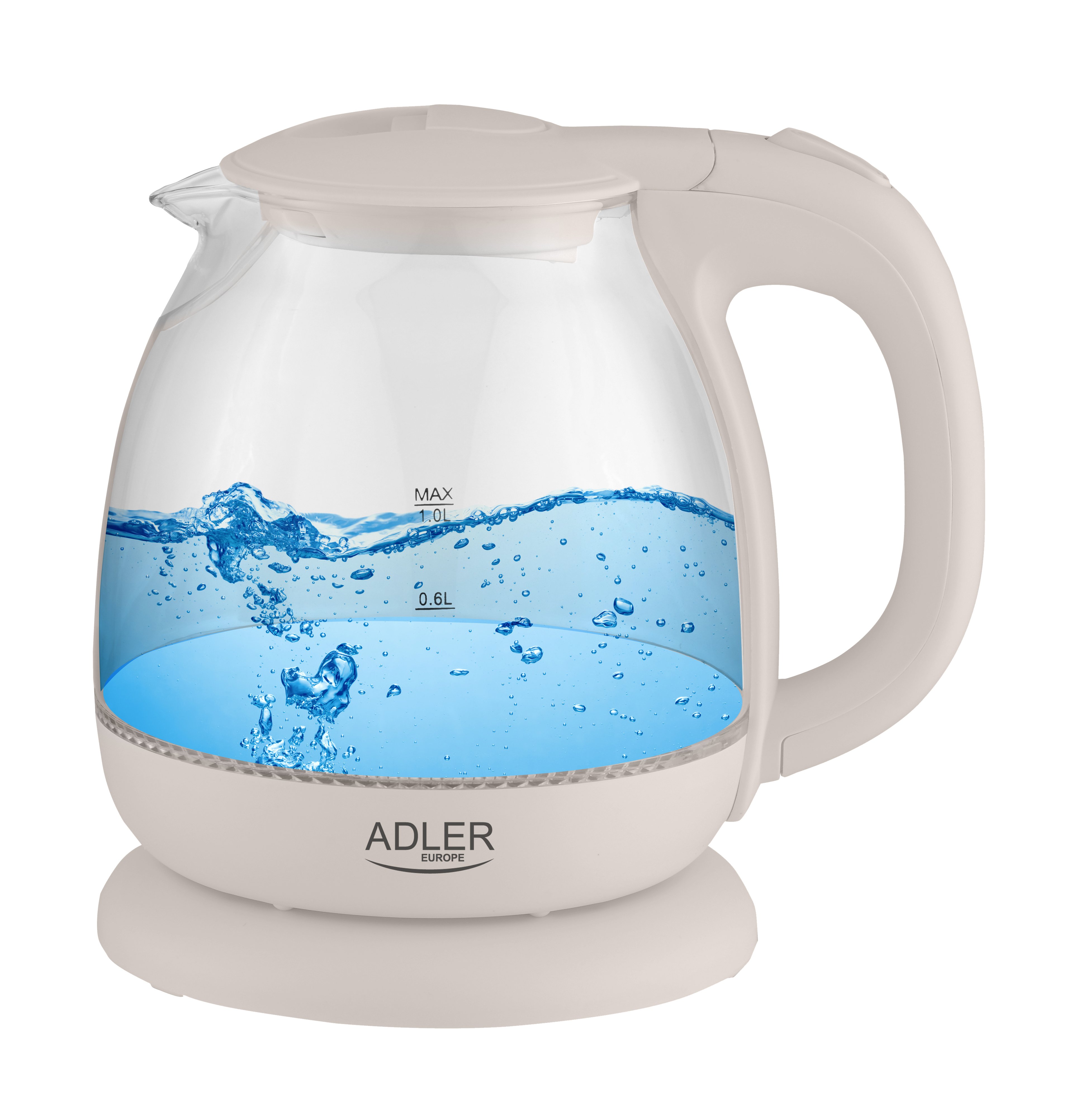 Hervidor de Agua de Vidrio ADLER AD 1283C