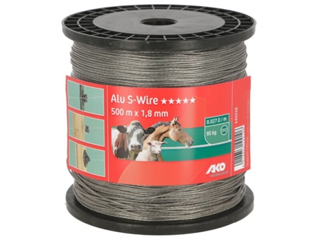 Cable para valla eléctrica KERBL2x0.50mm 1000m 1000 m