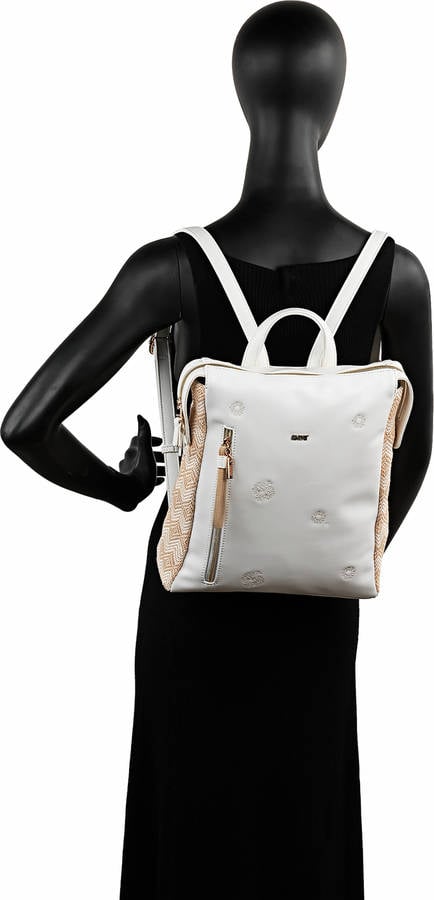 Mochila SKPAT 314299 (Blanco - 31.5x28x10 cm)