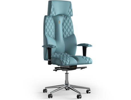 Silla de Oficina KULIK SYSTEM Business Stitching PU Cuero (Azul -130x50x50cm)