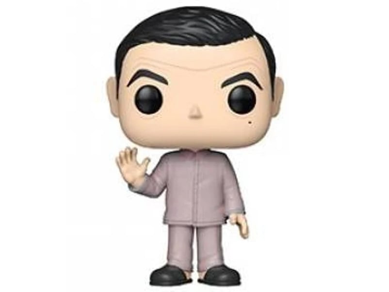 Figura Funko Pop mr. bean en pijama cine mister con peluche osito opcion chase 401 de vinilo tv pajamas wteddy bear coleccionable modelo surtido 1 40146