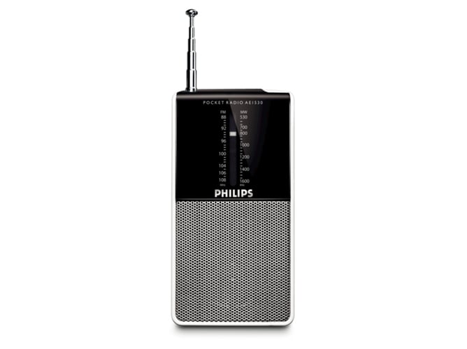 Philips AE1530/00 - Radio Portátil Bolsillo AM/FM con Altavoz a