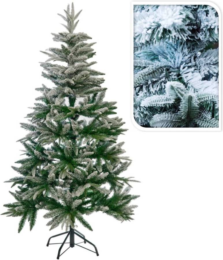 Árbol de Navidad AMBIANCE con Nieve (Verde - 150 cm)