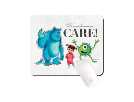 Tapete de Ratón We Scare Because We Care Monstruos S.A. Disney Pixar ERT GROUP