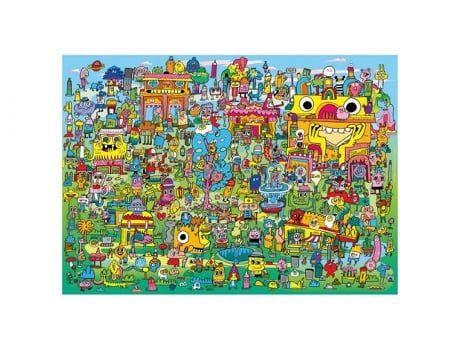 Puzzle 1000 Pcs Burgerman Doodle Village (14 años)