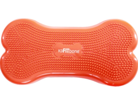 FitPAWS Plataforma de equilibrio mascotas K9FITbone naranja 58x29x10cm