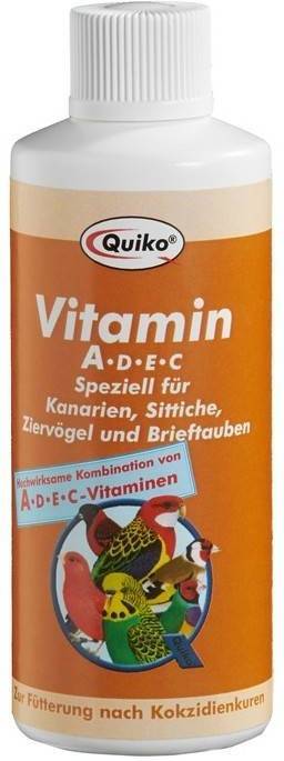 Complemento Alimenticio para Aves QUIKO Vitaminas Bio A-D-E-C Líquido (200ml)