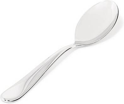 Juego De 6 Cucharas de Postre ALESSI Nuovo Milano Silver (Gris - Acero Inox - 17.6 cm)