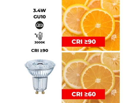 Parthom Pro PAR16 35 GU10 36º 3.4W 3000K