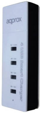 Cargador Adaptador APPROX APPUSB4PW