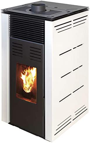 Estufa De Pellet Joima Natur Style 8 Kw Blanco