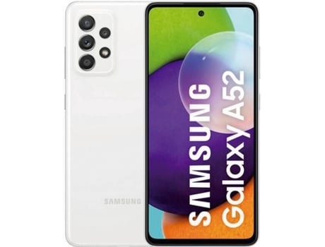 Smartphone SAMSUNG Galaxy A52 (6.5'' - 6 GB - 128 GB - Blanco)