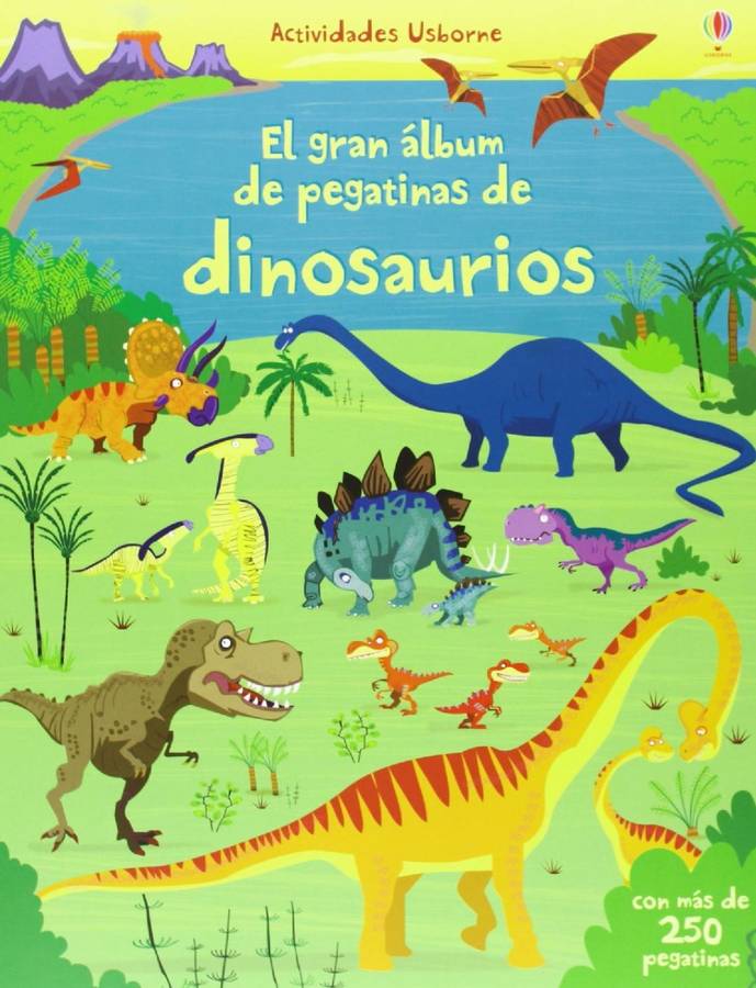 Libro El Gran Álbum De Pegatinas De Dinosaurios de Varios Autores (Español)