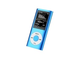 S/MARCA Lector MP3 para ipod estilo 32 gb portátil 1.8in lcd mp4 música video reproductor multimedia fm radio portátil colorido mp4 reproductor música video azul