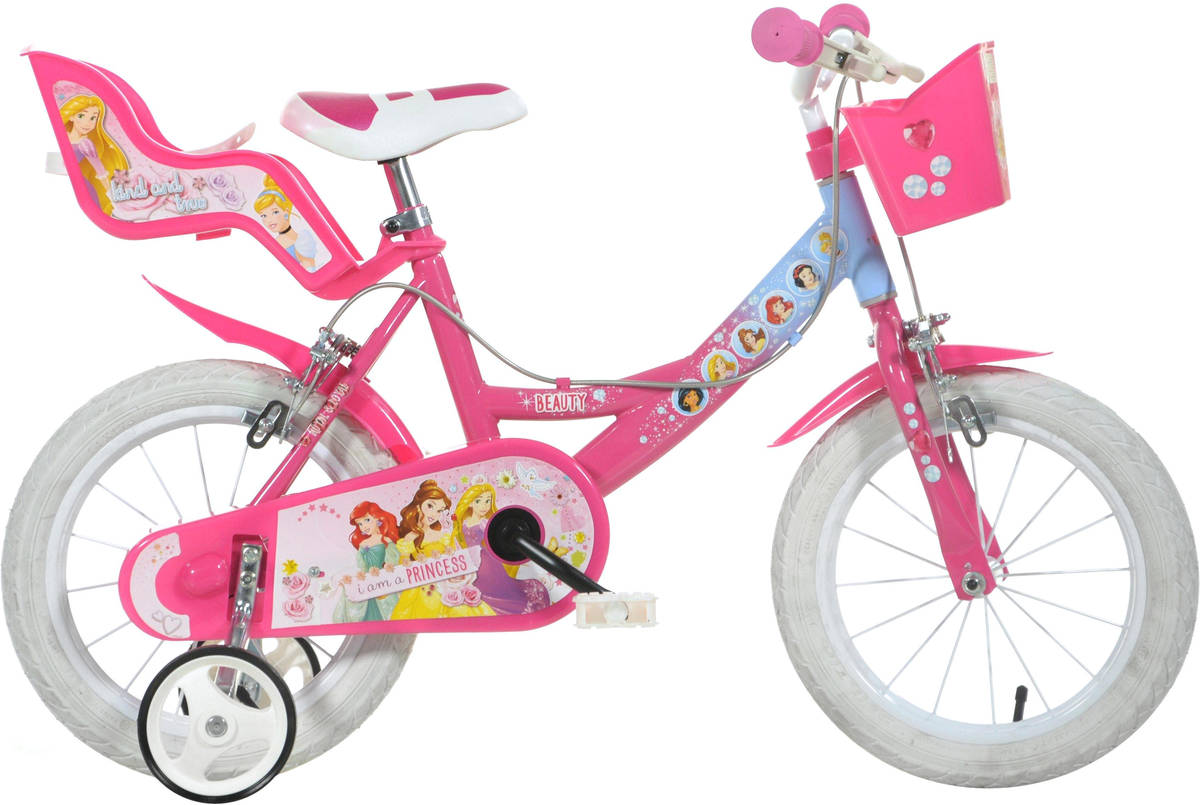 Bicicleta DISNEY Princess Rosa (Edad Minima: 4 años - 14")