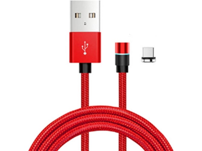 Cable WJS Magnético (USB-C - 1 m - Rojo)