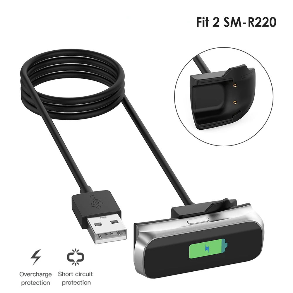 Cable Cargador para Samsung Galaxy Fit 2 Sm-R220 WUXING Negro