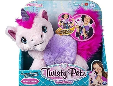 Peluche TWISTY PETZ Unicornio Snowpuff (10.59x10.12x5.08 cm)