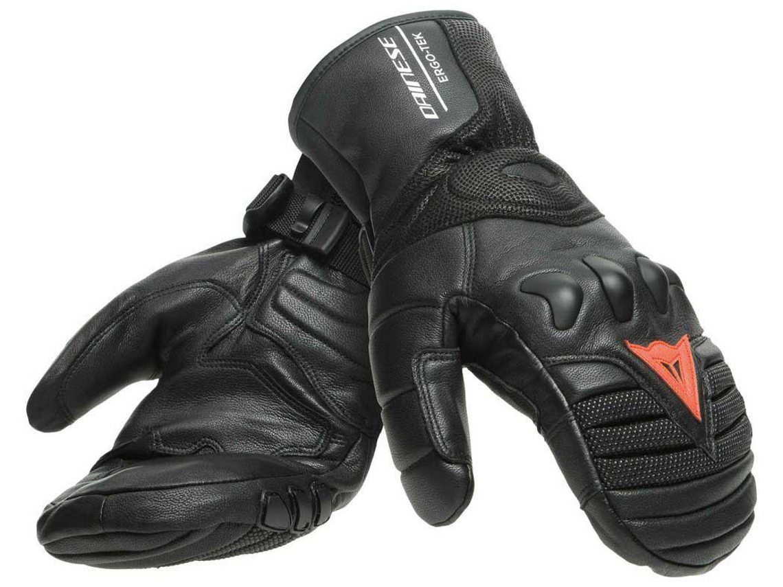 Guantes de esquí Pro para hombre, Guantes Hombre, Negro