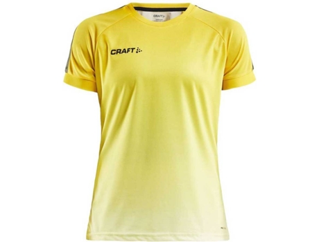 Camiseta de Mujer para Fútbol CRAFT Control Fade Amarillo (XS)