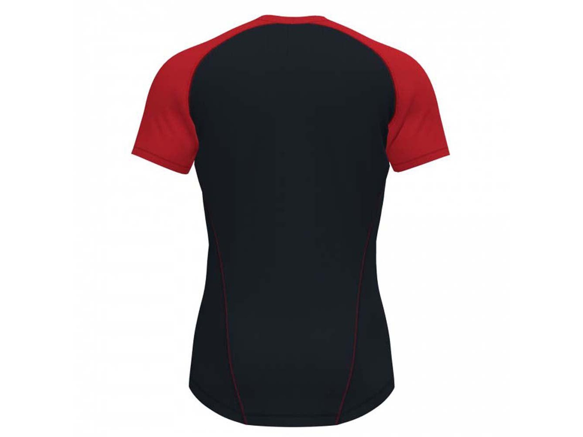 Joma Camiseta para hombre, rojo-negro, XXL-3XL, Rojo/negro