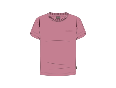 Camiseta de Mujer NAPAPIJRI Laato Rosa (S)