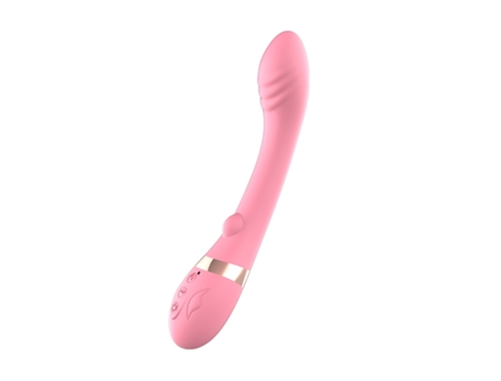 Vibrador de masaje de silicona calentable multifrecuencia para mujer (rosa) VEANXIN