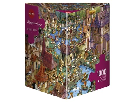 Puzzle 1000 Pcs Ruyer, Bunnytown (9 años)