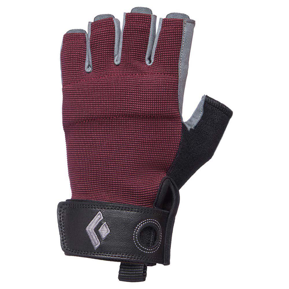 Guantes Para Mujer black diamond crag rojo montaña l womens halffinger gloves de escalada