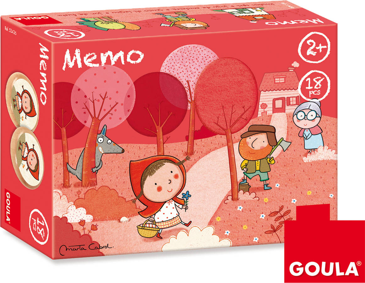 Juguete Educativo JUMBO Memo Little Red Ridding Hood