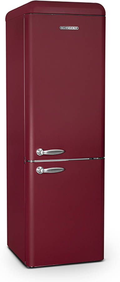 Frigorífico Combi SCHNEIDER SCB300VWR (Circulación dinámica - 189.9 cm - 300 L - Rojo)