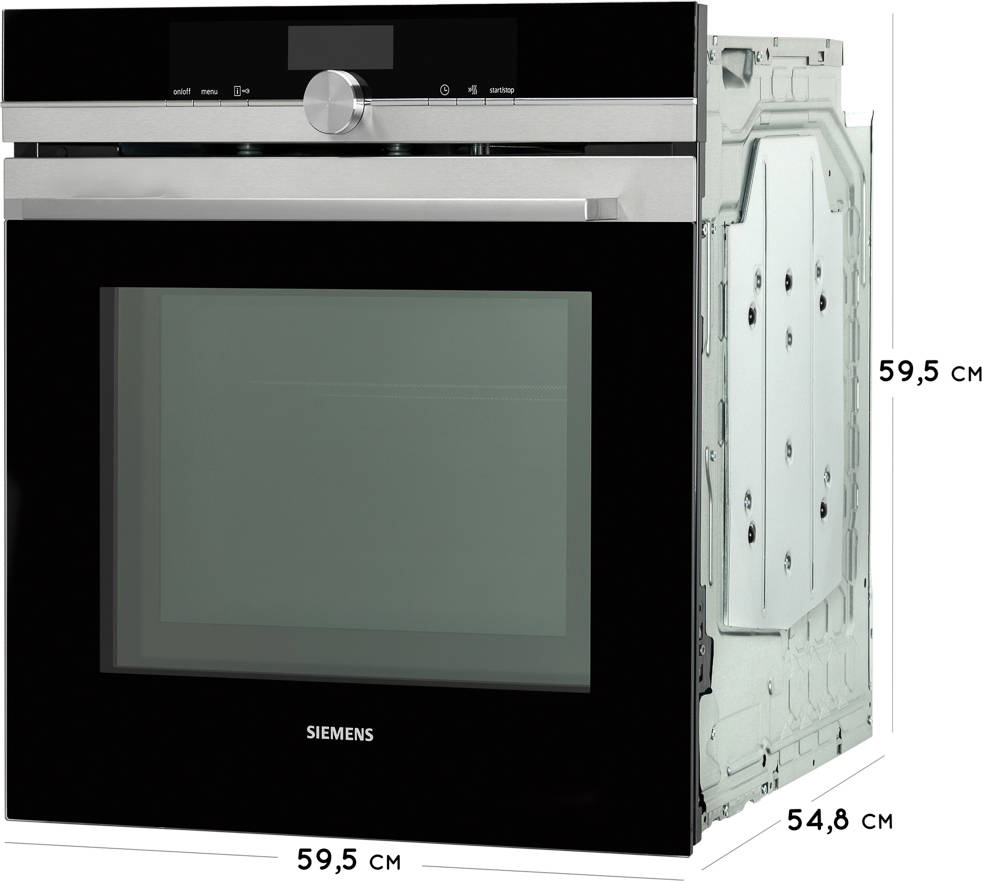 Horno Microondas SIEMENS HM676G0S1 (67 L - 59.5 cm - Pirolítico - Inox)