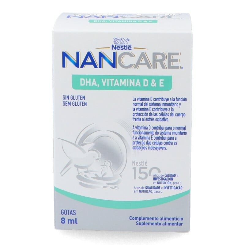 Complemento Alimentar NESTLE Nestle Nancare Dha Vit D&E  8 Ml (8 ml)