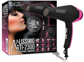 Secador de Cabello ID ITALIAN Airlissimo GTI 2300 Rosa Dryer