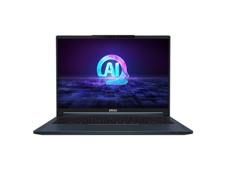 Laptop MSI Stealth 16 AI Studio A1VHG-030ES (Azul - 2 TB SSD - Qwerty Español - 32 GB RAM - Intel - NVIDIA GeForce RTX 4080)