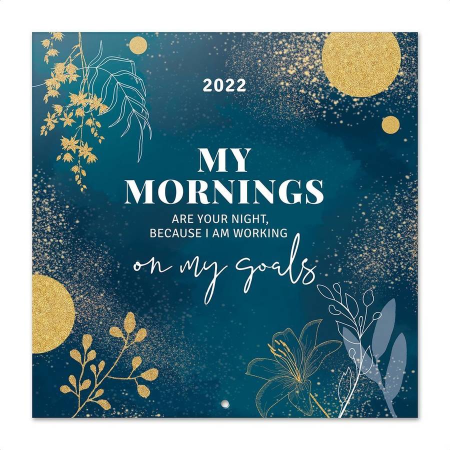 Calendario ERIK EDITORES 2022 30X30 Glitter Gold Dreams