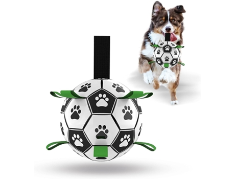 Pelota para perros, pelota interactiva para perros con lengüetas de agarre para interiores y exteriores, juguete de guerra para perros, juguete de ...