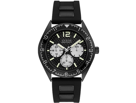 Reloj GUESS Hombre (Silicona - Negro)