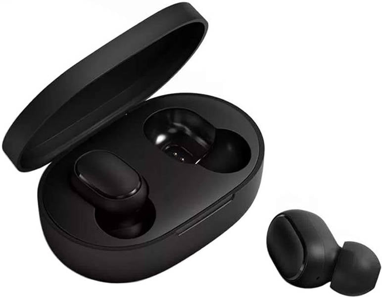 Auriculares Bluetooth True Wireless XIAOMI Mi Basic (In Ear - Micrófono - Negro)