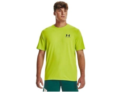 Camiseta de Hombre UNDER ARMOUR Corta Sportstyle Lc Verde (SM)